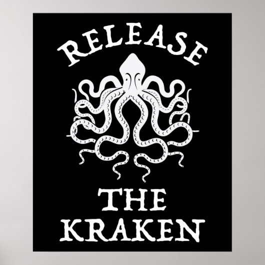 Laat de Kraken vrij Poster (Voorkant)