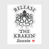 Laat de Kraken vrij Sticker (Vel)