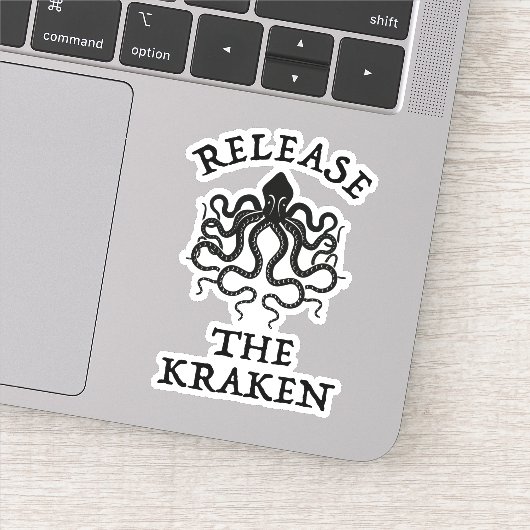 Laat de Kraken vrij Sticker (Detail)