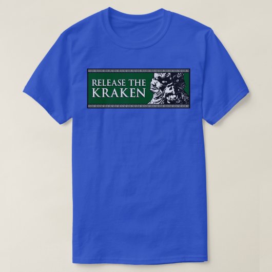 Laat de Kraken vrij T-shirt (Design voorkant)