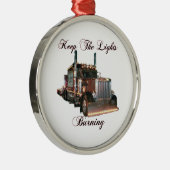 Laat de lampjes branden metalen ornament (Rechts)