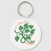 Laat de liefde Bloom Sleutelhanger (Voorkant)