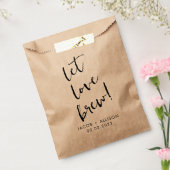 laat de liefde de theeliefhebber van de elegante b bedankzakje (Gezegeld)