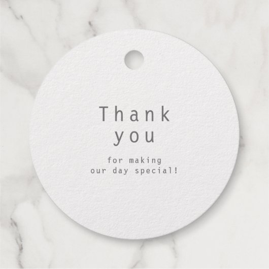 "Laat de liefde groeien" moderne kalligrafie bruil Bedankjes Labels (Achterkant)