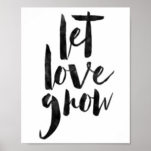 Laat de liefde groeien poster