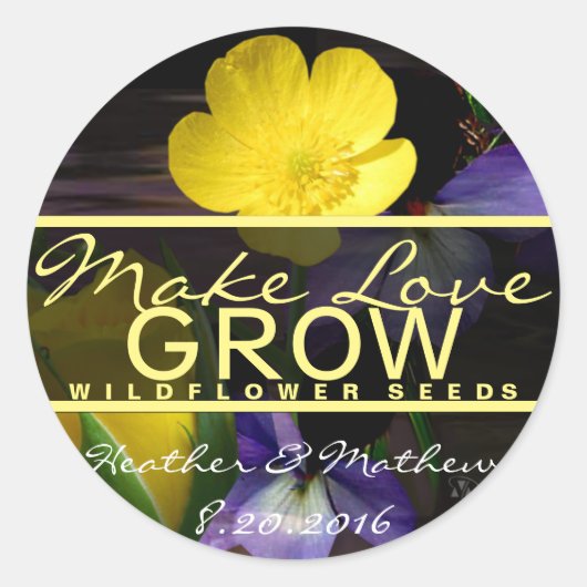 Laat de liefde groeien Stickers (Voorkant)