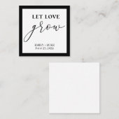 Laat de Liefde Labels groeien, de Labels van het   (Voorkant / Achterkant)