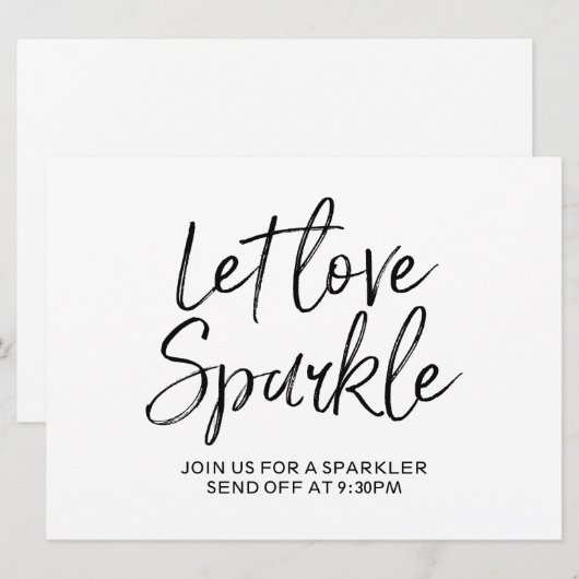 "Laat de liefde ontvlammen" Weddenschap | Stijlvol Kaart (Voorkant / Achterkant)