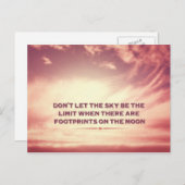 Laat de lucht niet de grens zijn... briefkaart (Voorkant / Achterkant)