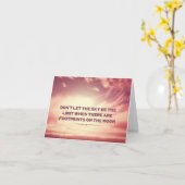 Laat de lucht niet de grens zijn... kaart (Gele Bloem)