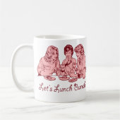 Laat de Lunch Bunch 50 retro grafisch Koffiemok (Links)