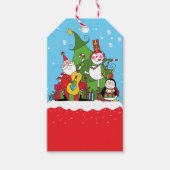 Laat de Merry Making Begin Gift Labels Cadeaulabel (Voorkant)