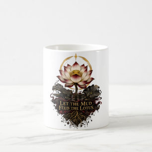 Laat de modder de lotus voeden Dhammapada Koffiemok