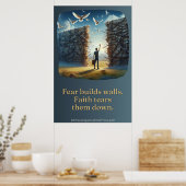 Laat de muren Herfsten Poster (Keuken)