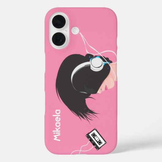 Laat de muziek de controle overnemen Case-Mate iPhone case (Achterkant)