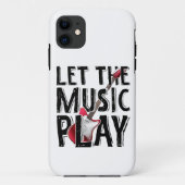 Laat de muziek elektrisch gitaar spelen Case-Mate iPhone case (Achterkant)
