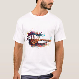 laat de muziek je leiden t-shirt