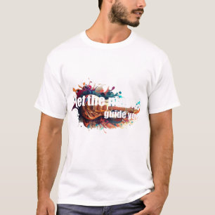 laat de muziek je leiden t-shirt