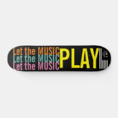 LAAT DE MUZIEK SPELEN JMT 7 3/4" Skateboard Deck (Horizontaal)