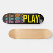 LAAT DE MUZIEK SPELEN JMT 7 3/4" Skateboard Deck (Horizontaal)