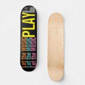 LAAT DE MUZIEK SPELEN JMT 7 3/4" Skateboard Deck (Voorkant)