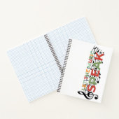 Laat de muziek spreken, muzieknoten notitieboek (Binnen)