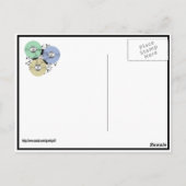 Laat de Muziek stromen (Reel naar Reel & Vinyl Rec Briefkaart (Achterkant)