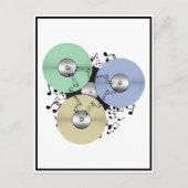 Laat de Muziek stromen (Reel naar Reel & Vinyl Rec Briefkaart (Voorkant)