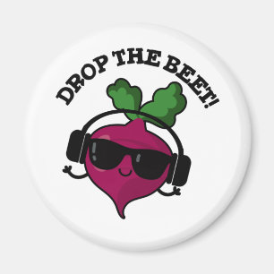 Laat de muziek van de Beet de Funny Veggie Pun val Magneet