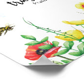 Laat de ochtend me een woord van je onzin brengen poster (Hoek)