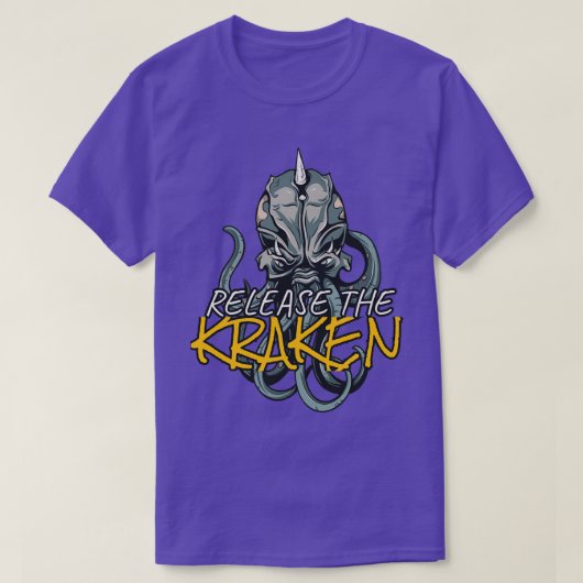 Laat de octopus vrij t-shirt (Design voorkant)