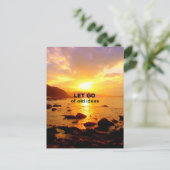 Laat de oude ideeën los briefkaart (Staand voorkant)