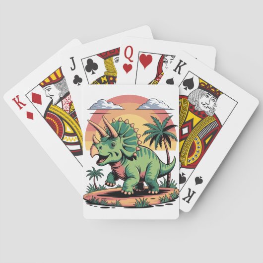 Laat de pesterijen beginnen pokerkaarten (Achterkant)