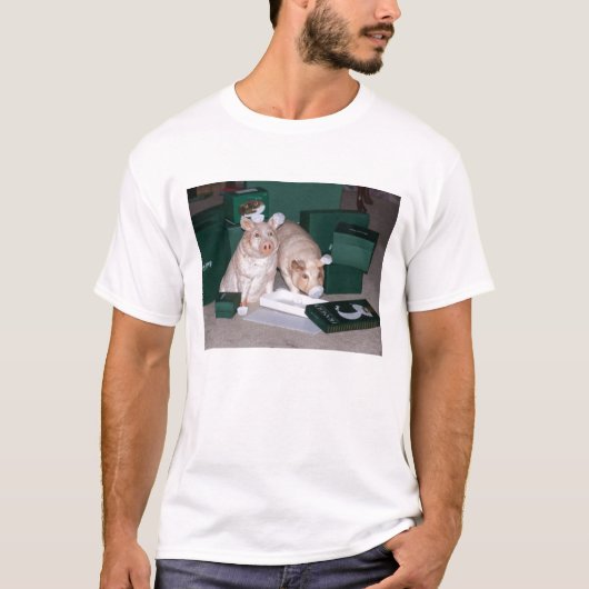 Laat de piggies niet al je Frango Mints eten T-shirt (Voorkant)