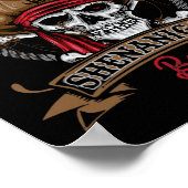 Laat de piraat Shenanigans met Skeleton Halwee beg Poster (Hoek)