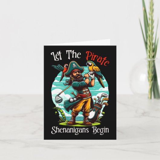 Laat de Pirate Shenanigans beginnen Kaart (Voorkant)