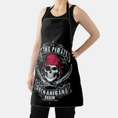 Laat de piratenstreken beginnen met Halloween-sche Schort (Insitu)