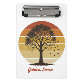 Laat de Pompoentijd Rollen Herfst Design Mini Klembord
