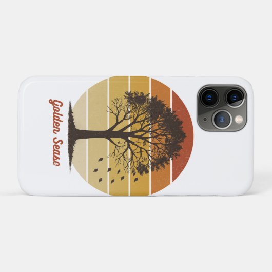 Laat de Pompoentijd Rollen Herfstontwerp Case-Mate iPhone Case (Achterkant (horizontaal))