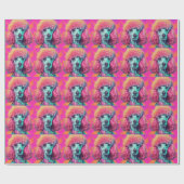 Laat de Poodle Wrapping Paper los Cadeaupapier (Vlak)