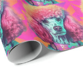 Laat de Poodle Wrapping Paper los Cadeaupapier (Rol Hoek)