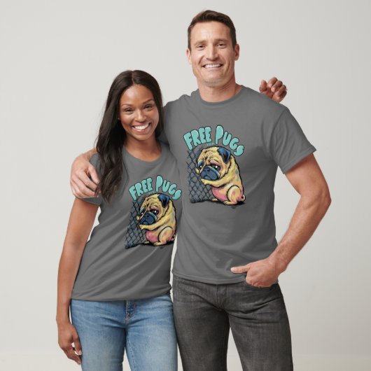 Laat de PUGS LOS T-shirt (Unisex)