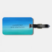 Laat de reis beginnen met Bagagelabel Blue (Achterkant horizontaal)