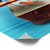 LAAT DE REISVERANDERING VAN U HET POSTER VAN HET O (Hoek)