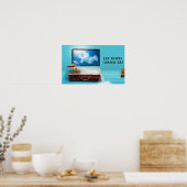 LAAT DE REISVERANDERING VAN U HET POSTER VAN HET O (Keuken)