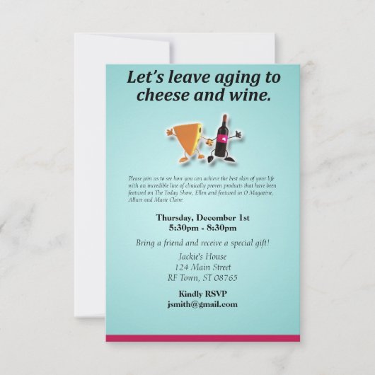 Laat de rijping aan kaas en wijn over kaart (Voorkant)