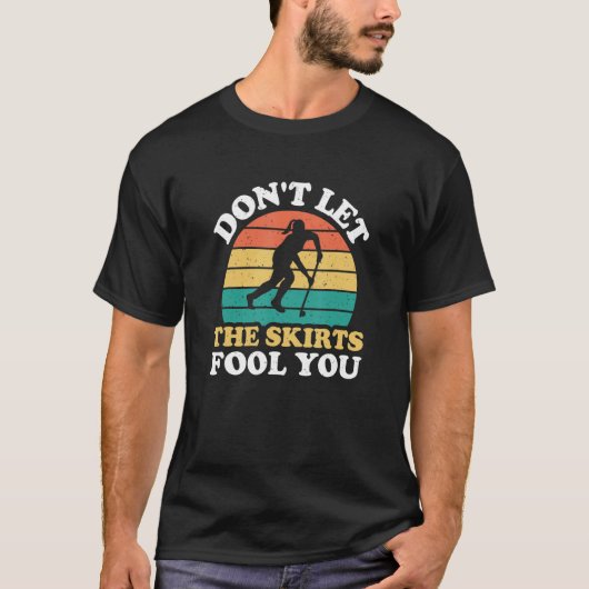Laat de rokken je geen grappige veldsleutel P T-shirt (Voorkant)