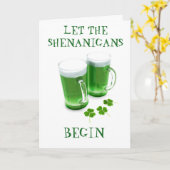 ***LAAT DE SCHANIGANEN BEGINNEN** ST. PATRICK'S DA KAART (Gele Bloem)