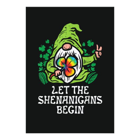 Laat de Schelmenstreken Beginnen Foto Afdruk (Voorkant)