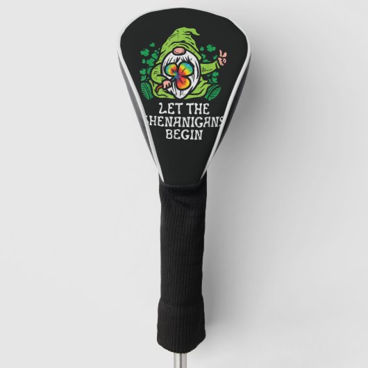 Laat de Schelmenstreken Beginnen Golfheadcover (Voorkant)
